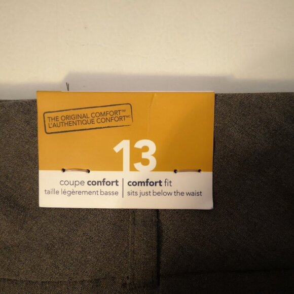 NWT Reitmans "The Original Comfort" Brown Size 13 Pull On Bootcut Pants - Picture 5 of 9